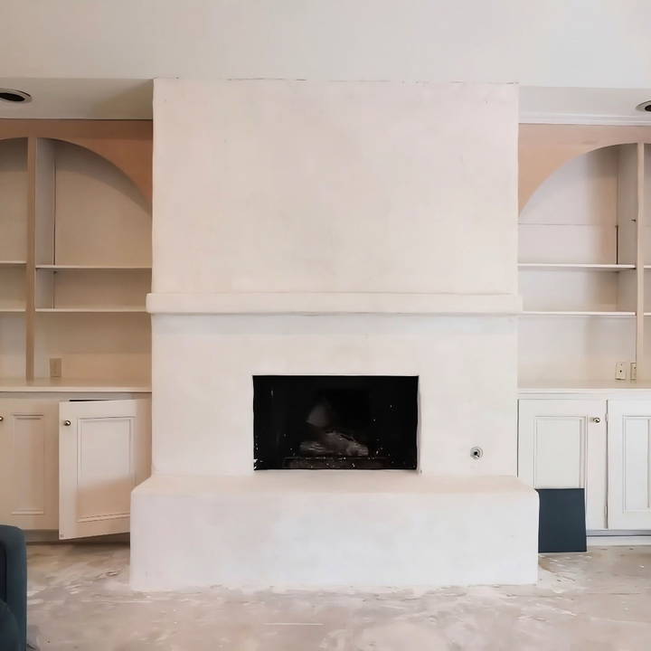 diy brick fireplace makeover