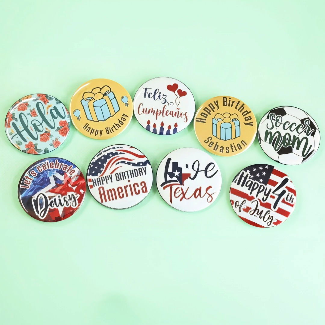 diy promotional button pins