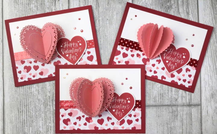 diy valentines day pop up card tutorial