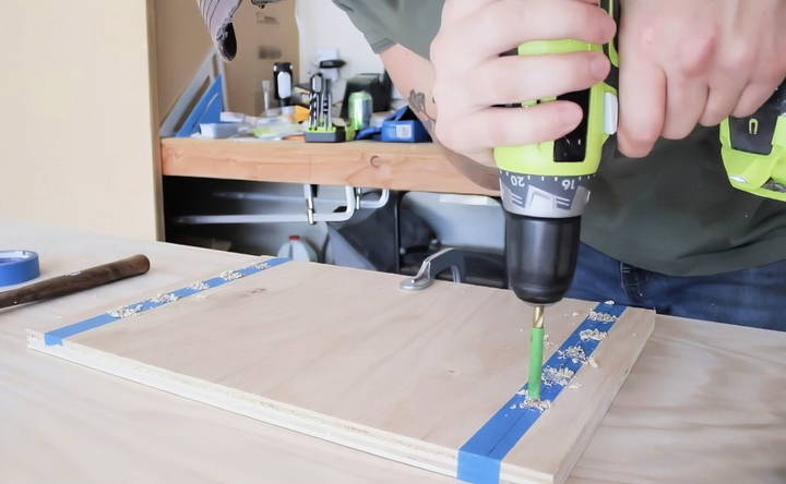 drilling shelf pin holes