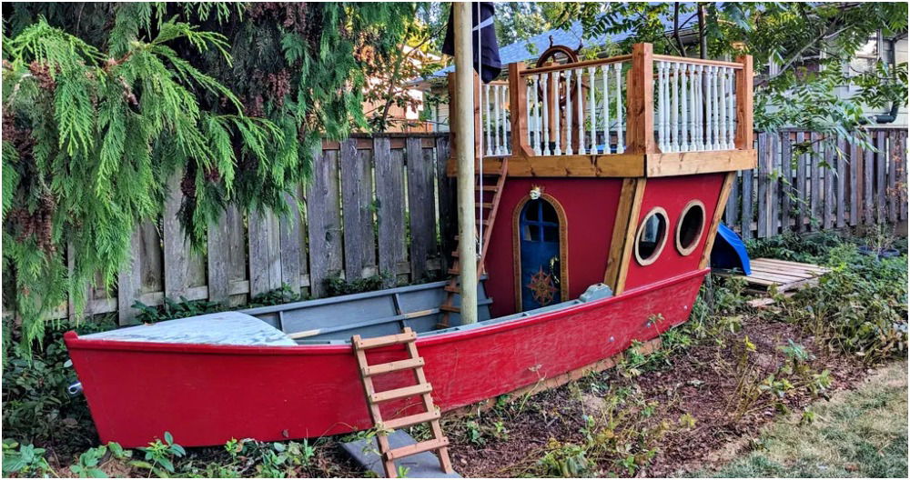 DIY Pirate Ship Playset for Kids: Transform Your Backyard