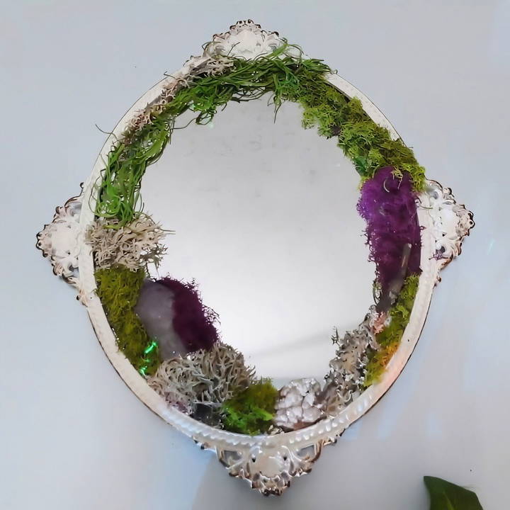 easy diy moss mirror