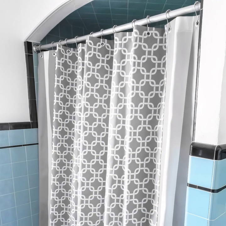 easy diy shower curtain