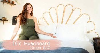 easy homemade boho headboard