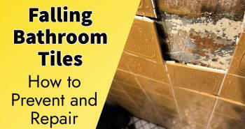 easy way to prevent and repair falling bathroom tiles