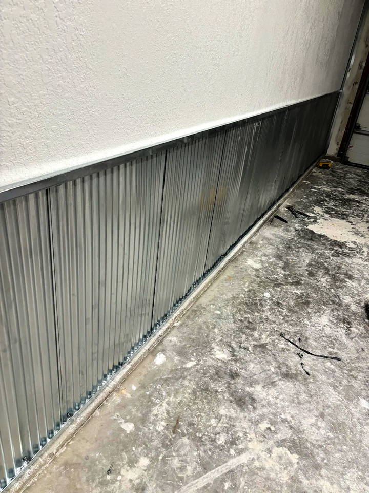 effective ways to seal gaps in corrugated metal wall panels