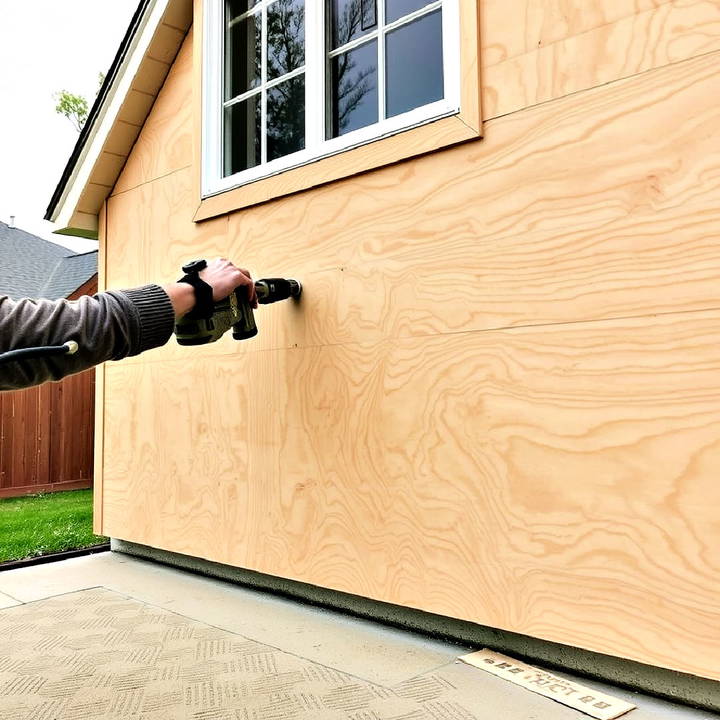 fixing interior plywood for exterior use step by step