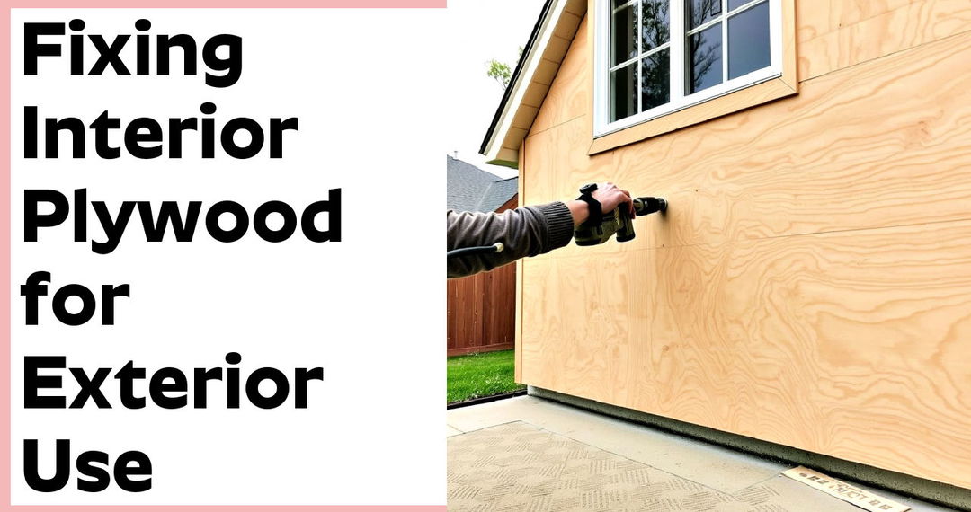 fixing interior plywood for exterior use