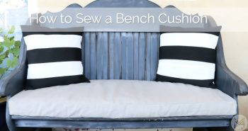 free bench cushion sewing pattern