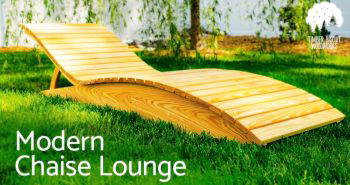 free chaise lounge woodworking plan