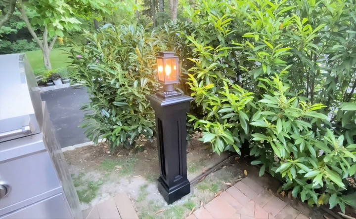 free lamp post woodworking plan