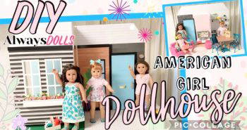 homemade american girl dollhouse