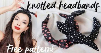 homemade knotted headbands