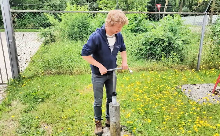 homemade water well drilling