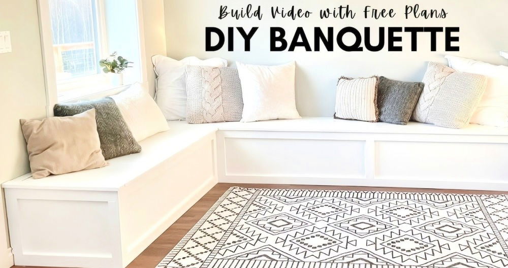 Building a DIY Banquette Seating with Storage