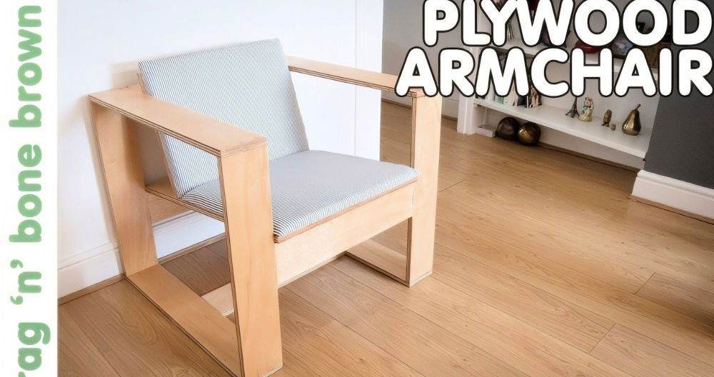 Build Your Own DIY Plywood Armchair