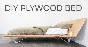 how to build a plywood bed