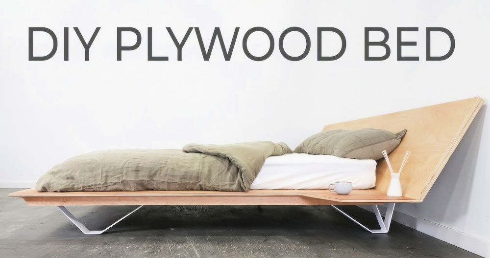 Build Your Own DIY Plywood Bed Frame