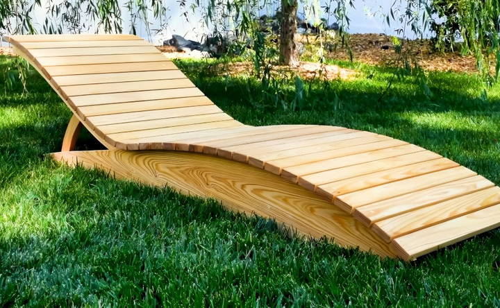 how to build an outdoor chaise lounge