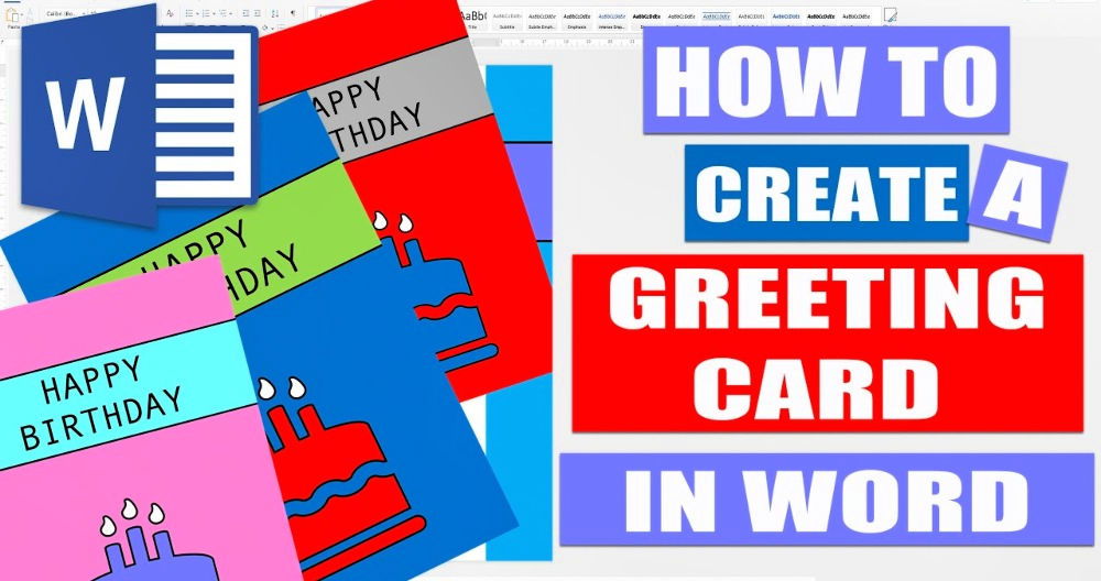 How to Make a Card on Word - Easy Way