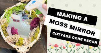 how to make a moss mirror