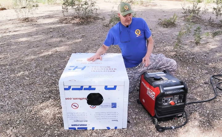 how to make a soundproof generator box