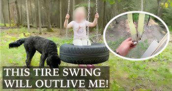 how to make a tire swing