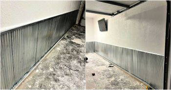 how to seal gaps in corrugated metal wall panels