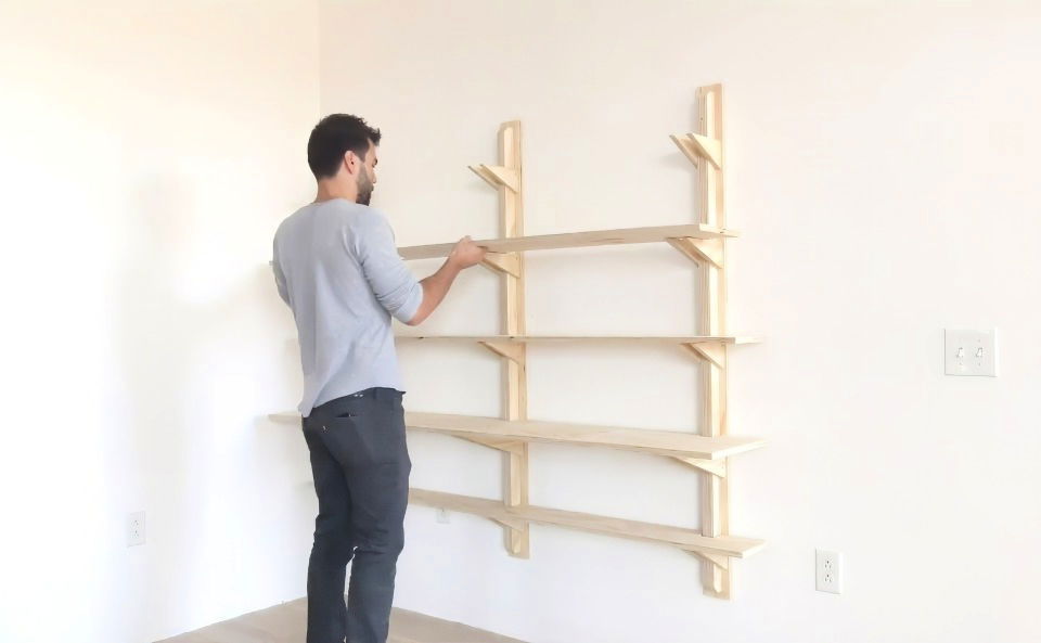 installing the shelves