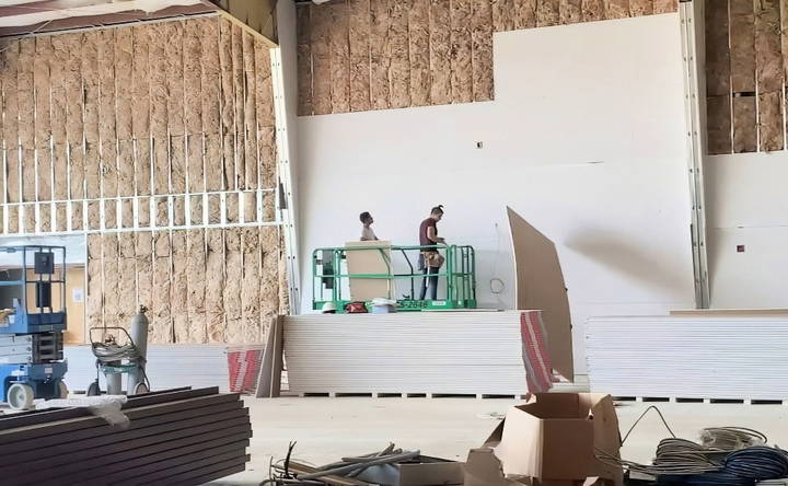 insulation and drywall