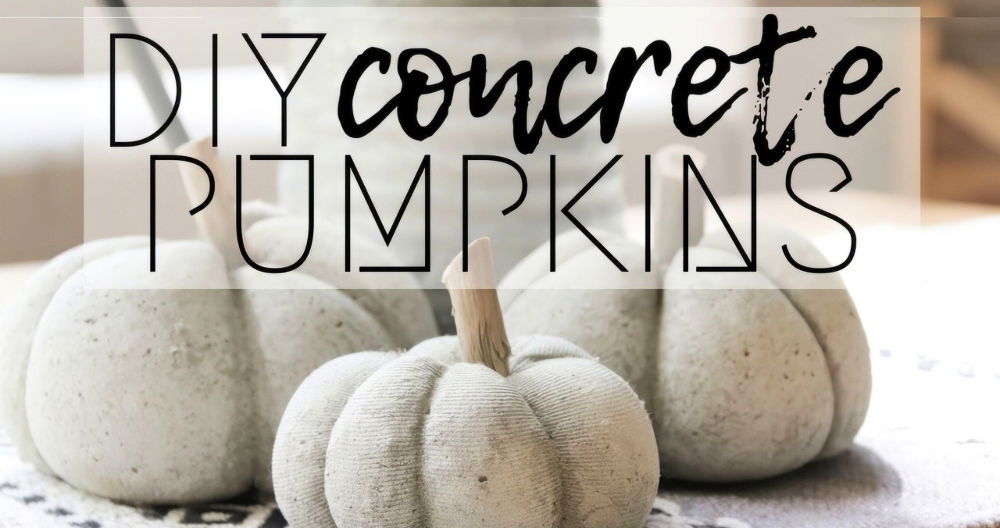 How to Make DIY Concrete Pumpkins