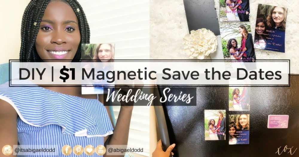 Make Your Own DIY Save the Date Magnets