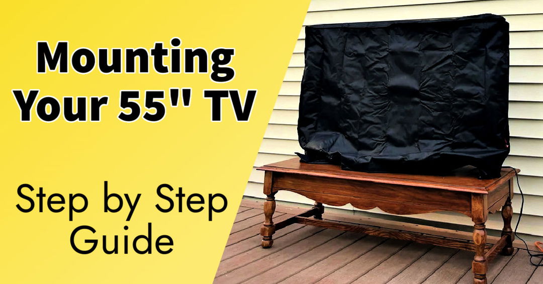 mounting your 55 inches tv step by step guide