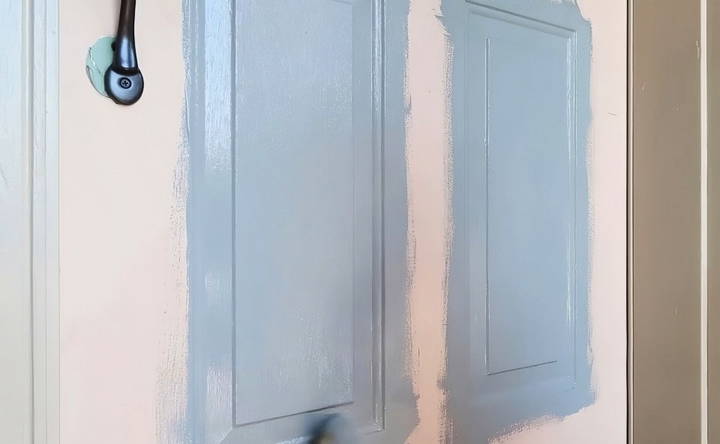 painting the door