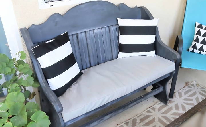 quick and easy diy bench cushion