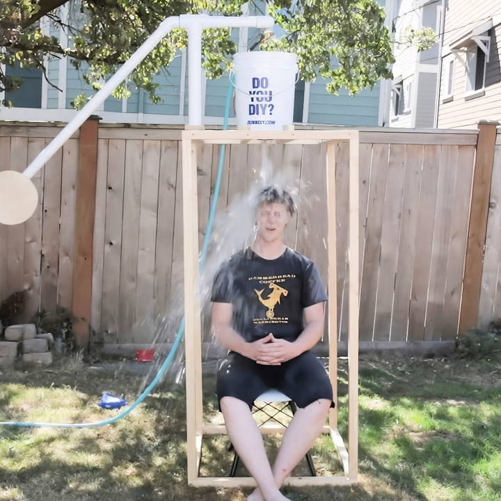 quick and easy diy dunk tank