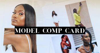 quick and easy diy model comp card