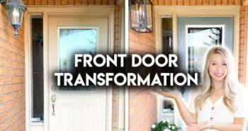 quick and easy front door makeover