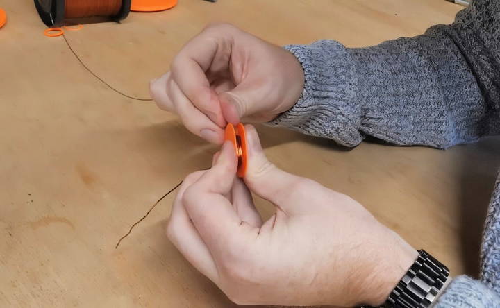 rewinding the coils with thinner wire