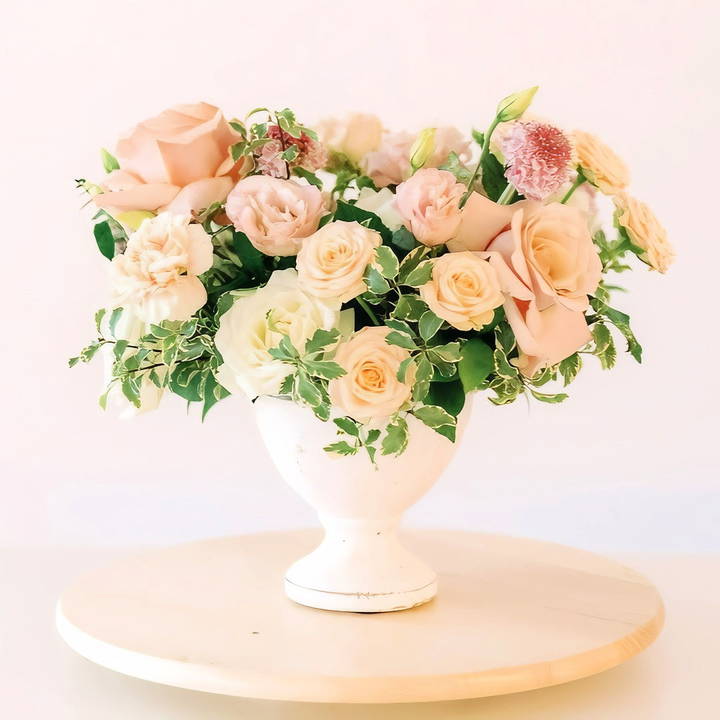 simple diy flower centerpiece