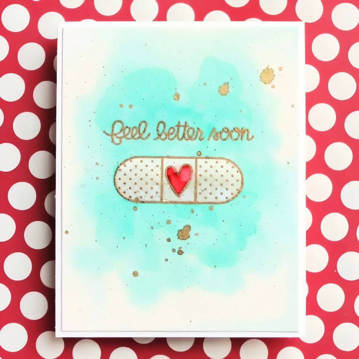 simple diy get well soon card