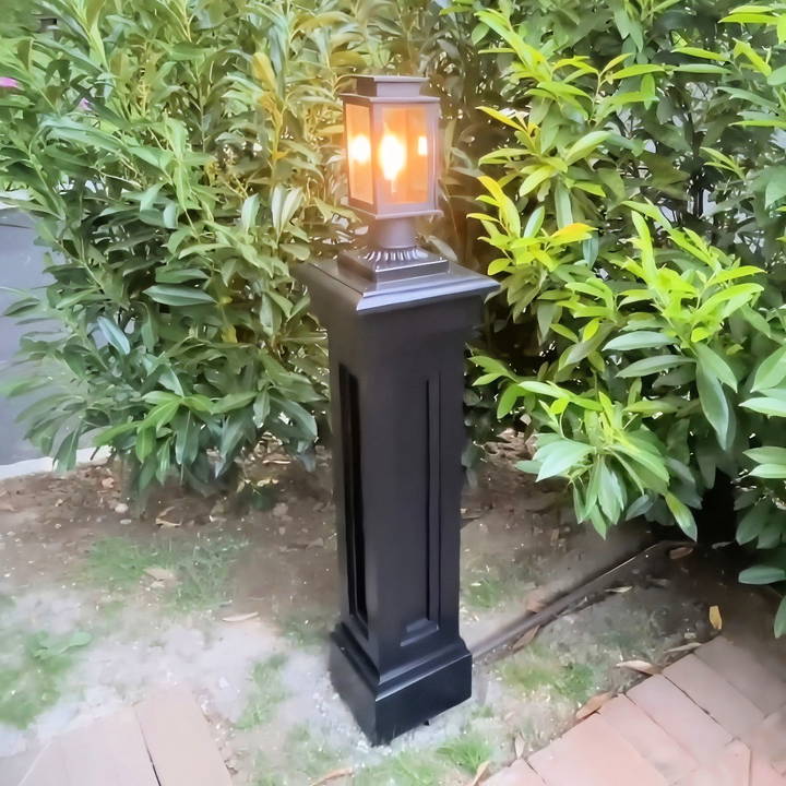 simple diy lamp post