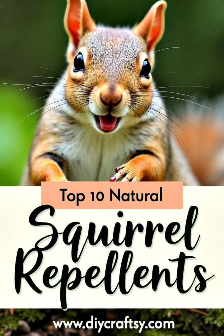 top 10 natural squirrel repellents