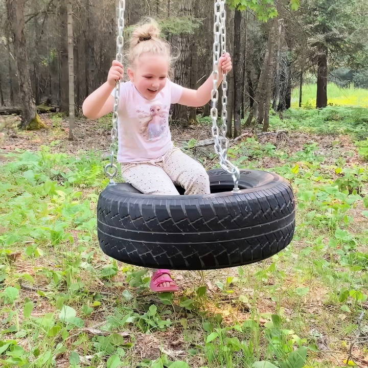 ultimate diy tire swing for kids