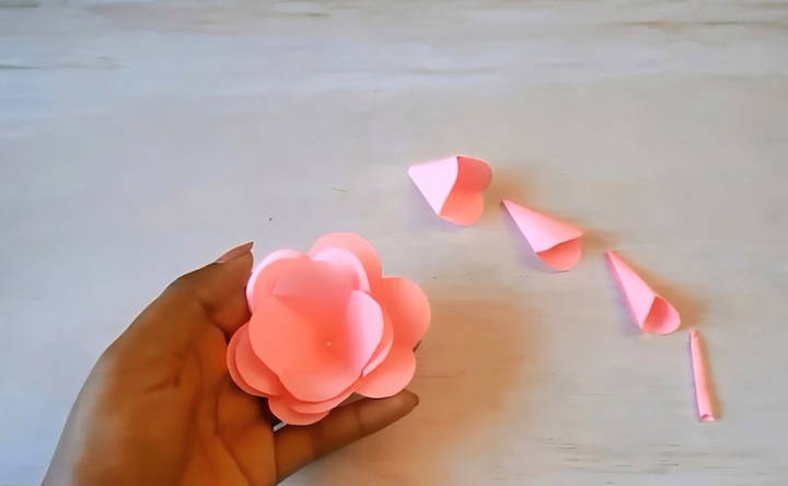 assemble the rose step by step