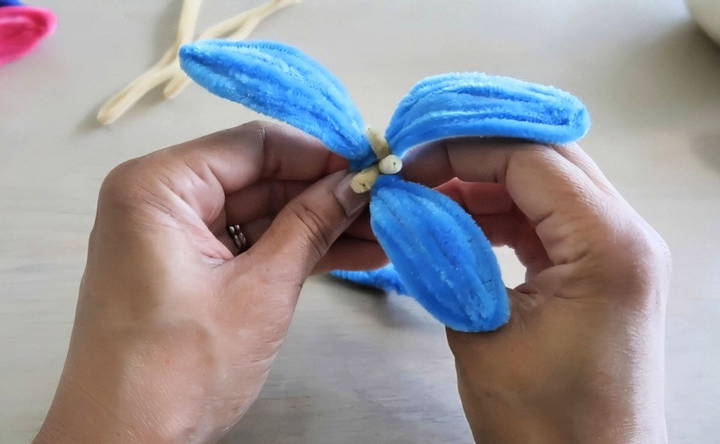 attach petals to create the flower shape