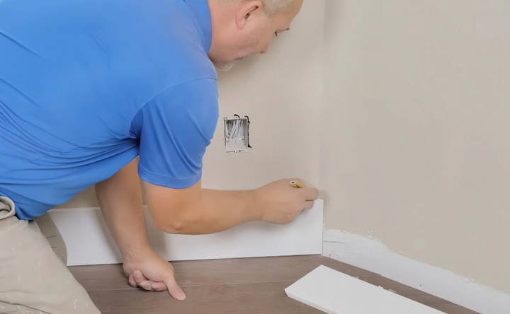 baseboards and finishing touches