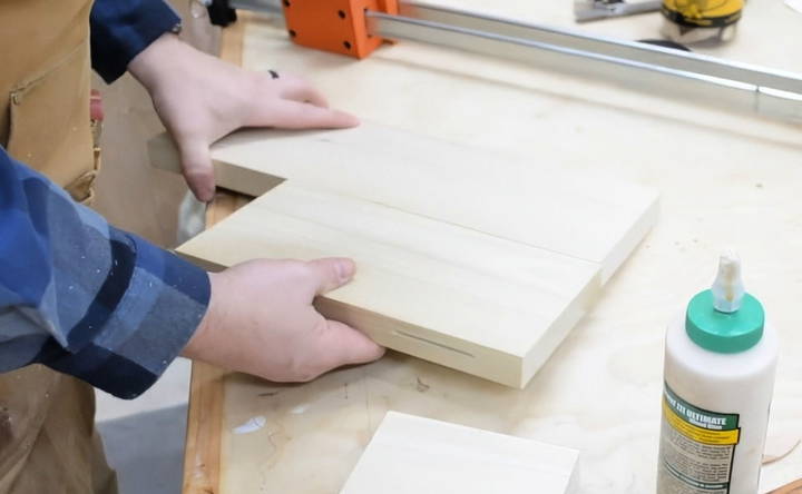 biscuit joinery for side panels