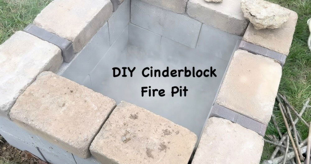 Building a DIY Cinder Block Fire Pit