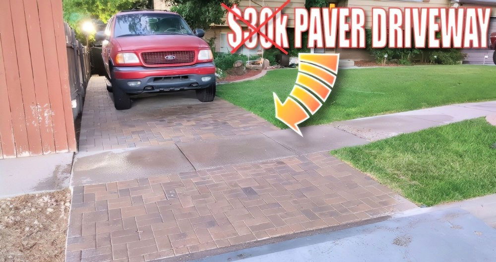 How to Install DIY Paver Driveway